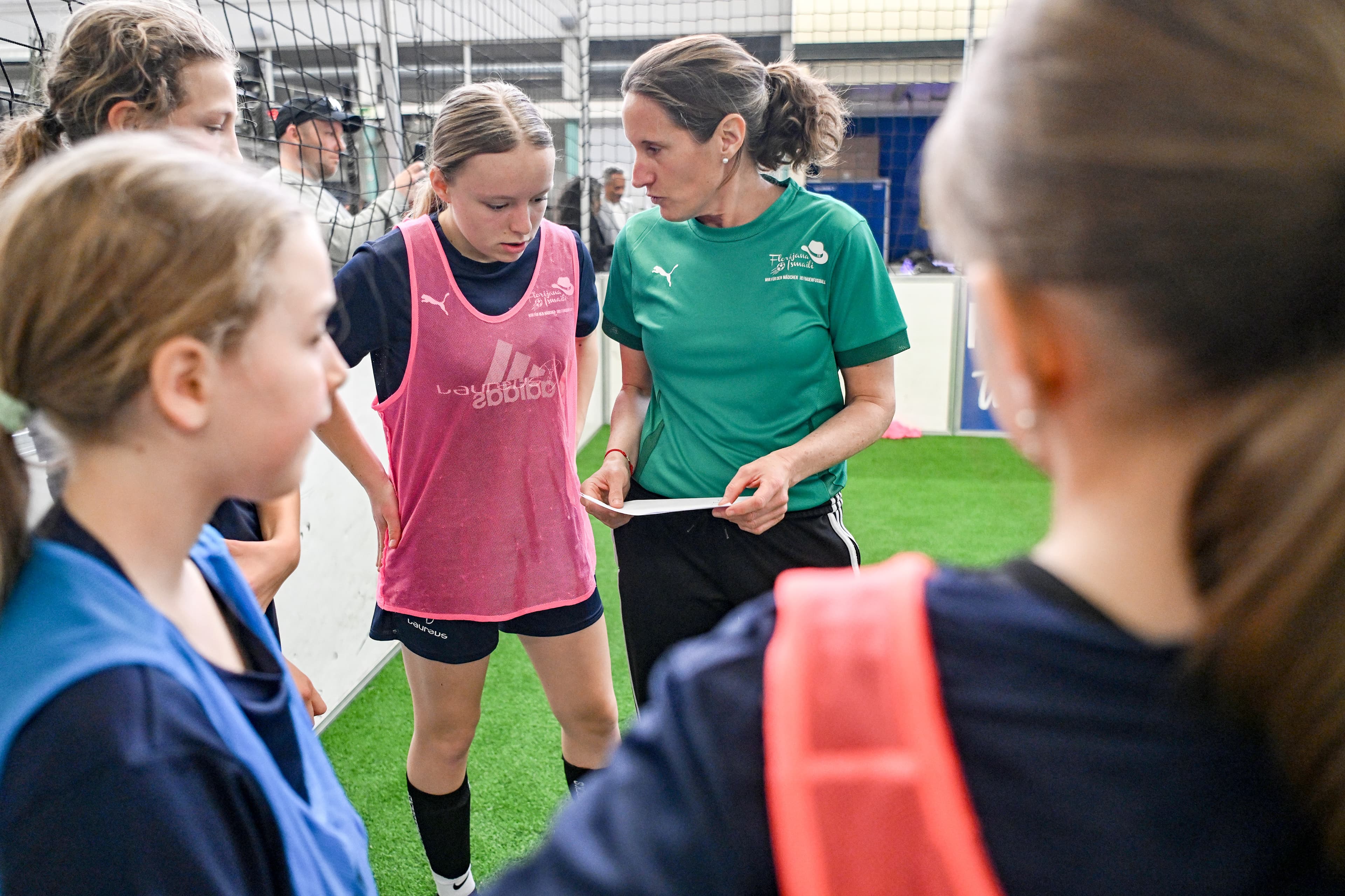 Prisca Steinegger, HER GAME Expertin, als Coach am Event «Fair Play im Sport», am diesjährigen Tag der Frau am 8. März.