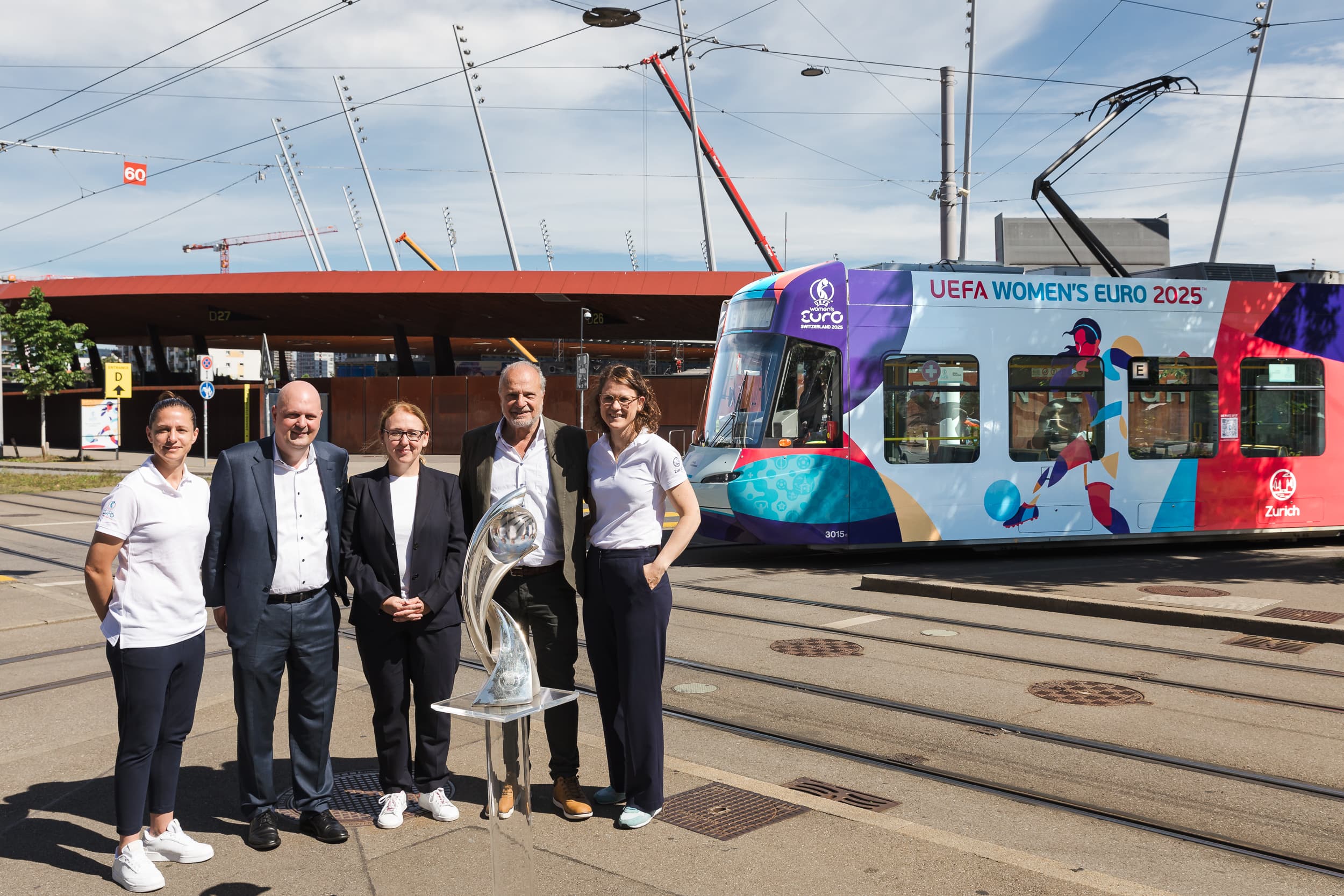 Einweihung UEFA Women's EURO 2025-Tram